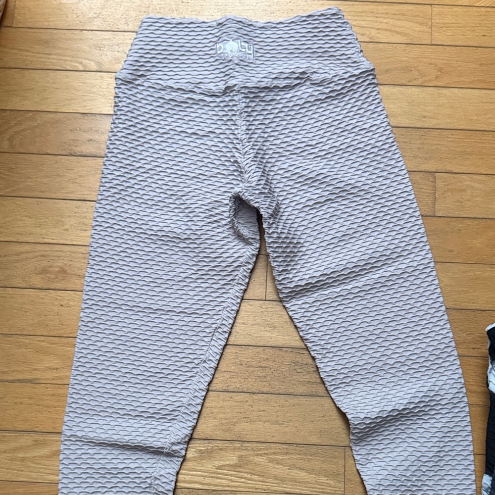 Booty by Brabants Textured Gray Leggings